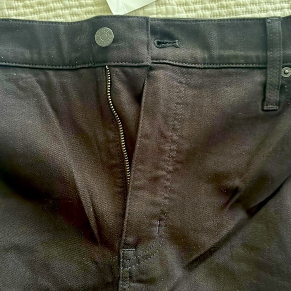 NEW J. Crew Petite High Rise Flare Crop Jean in All Day Stretch 35P BLACK - Picture 5 of 12